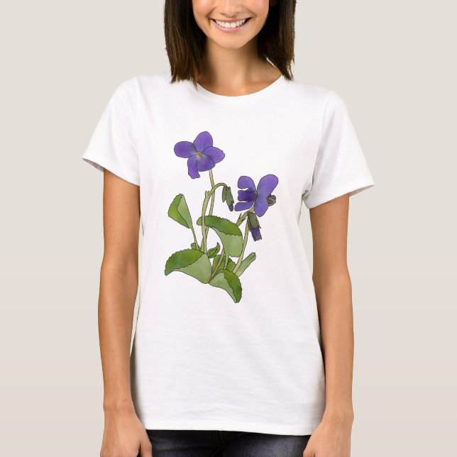 Veilchen T-Shirt (Frente)
