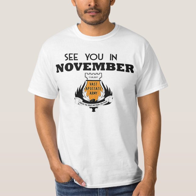 Veja-o em novembro t-shirt de VAA (Frente)