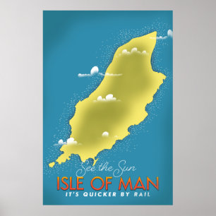 Veja o poster de viagens Sun - Ilha de Man.