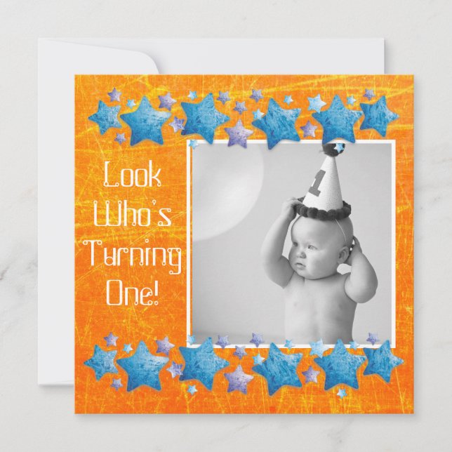 Veja quem está virando 1, primeiro convite de aniv (Frente)