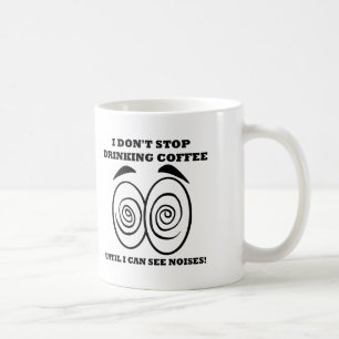 Veja Ruídos Engraçados Café Mug ou Caneca de vi