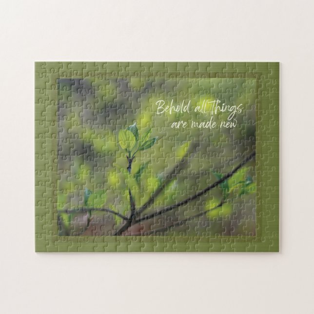 Veja todas as coisas que são quebra-cabeça Dogwood (Horizontal)