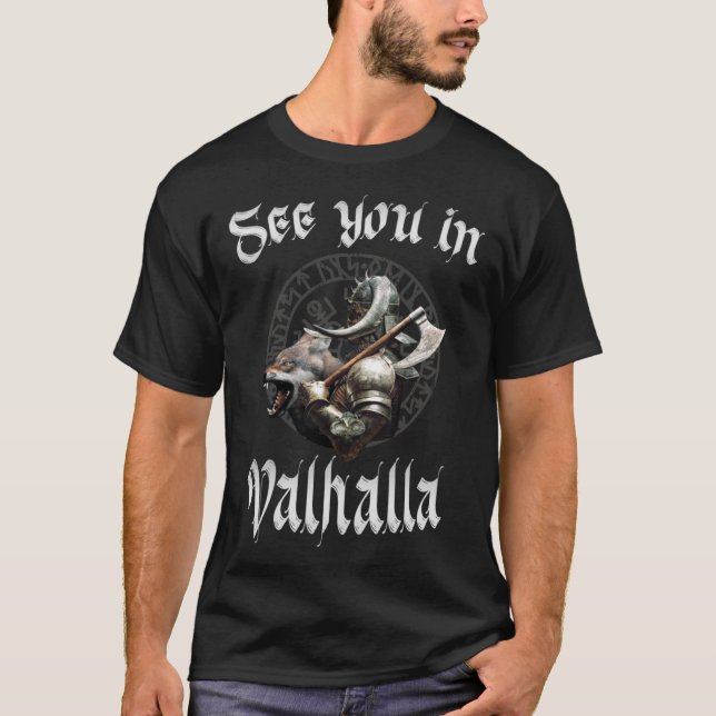 Vejo Você Em Valhalla, Vikings, Valhalla Pullover  (Frente)
