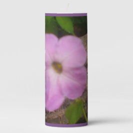 Vela de Flor Roxo de 3 X 8 Pilares