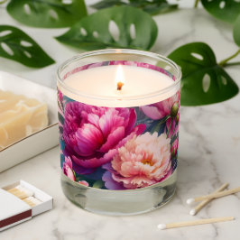 Vela de Jarro com Aroma Floral Peônia Rosa Peônia