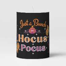 Vela do Pilar Pocus do Halloween Hocus