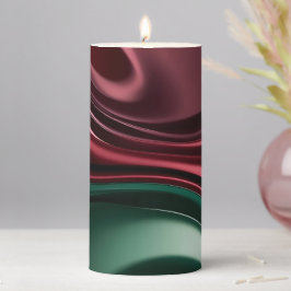 Vela pilar em gráfico elegante