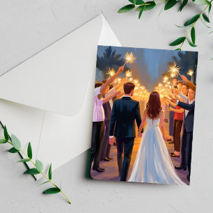 Velas de Casamento   Cartão de Celebração de Casam