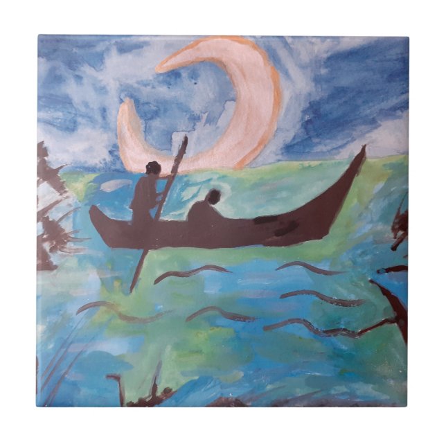 Velas por Azulejo de Cerâmica Moonlight (Frente)