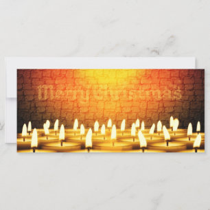 Velas queimadas - Feliz Natal