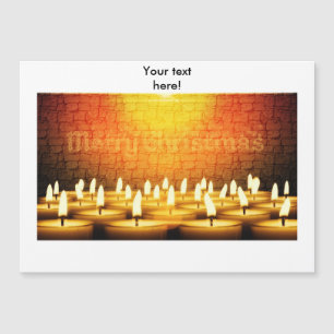 Velas queimadas - Feliz Natal