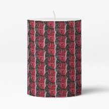 Velas vermelhas de gatos