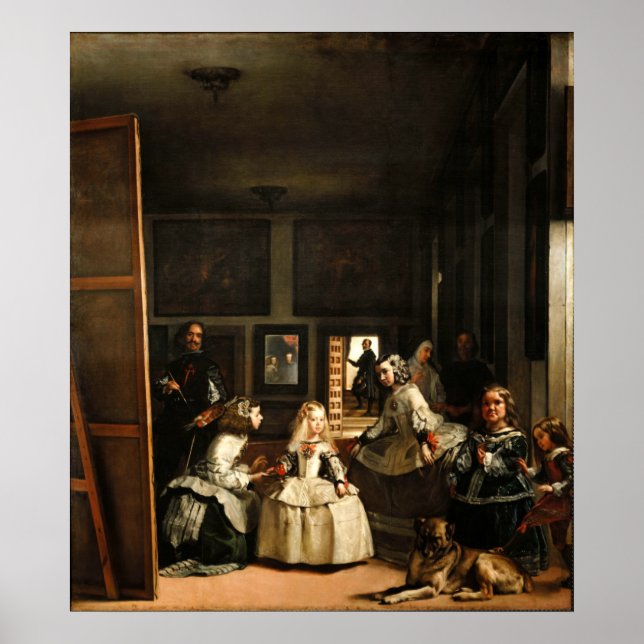 Velazquez Las Meninas Poster (Frente)