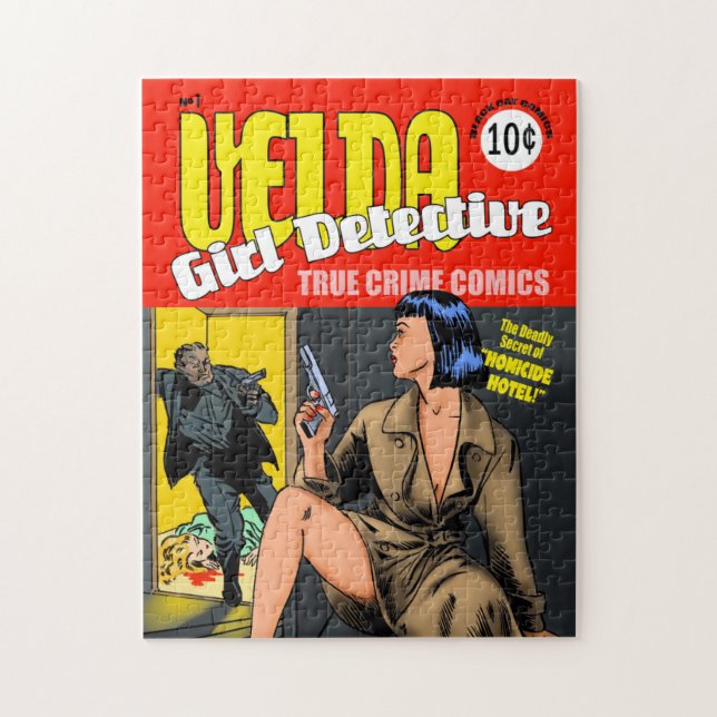 Velda: Detetive Menina, cobrir de quebra-cabeça (Vertical)
