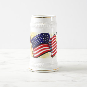 Velha Caneca de cerveja de cerâmica