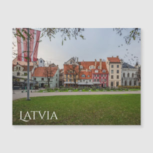Velha cidade de Riga no outono