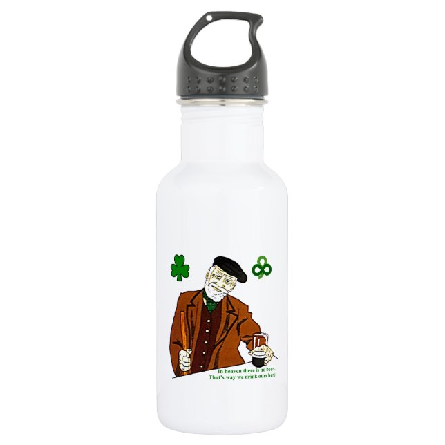 Velha garrafa de Drinker Irlandesa (Frente)