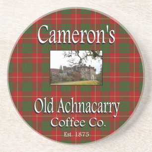 Velha Porta copos de café Achnacarry de Cameron