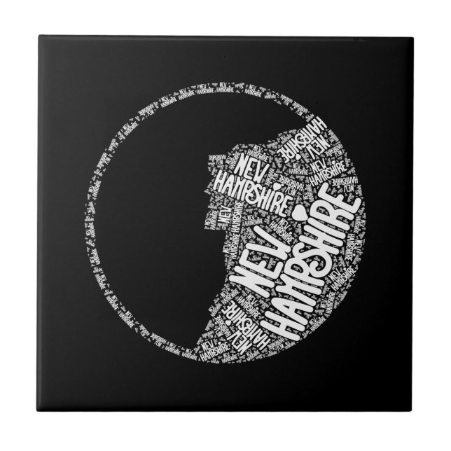 Velho Azulejo de Cerâmica das Montanhas (Frente)