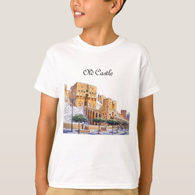velho castelo aleppo T-Shirt (Frente)