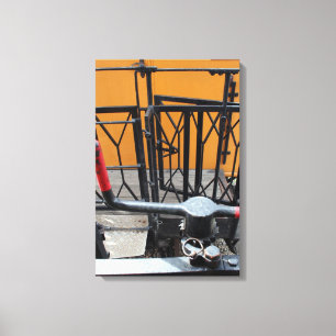 Velho Comboio A Vapor Le Mastrou Wagon Canvas