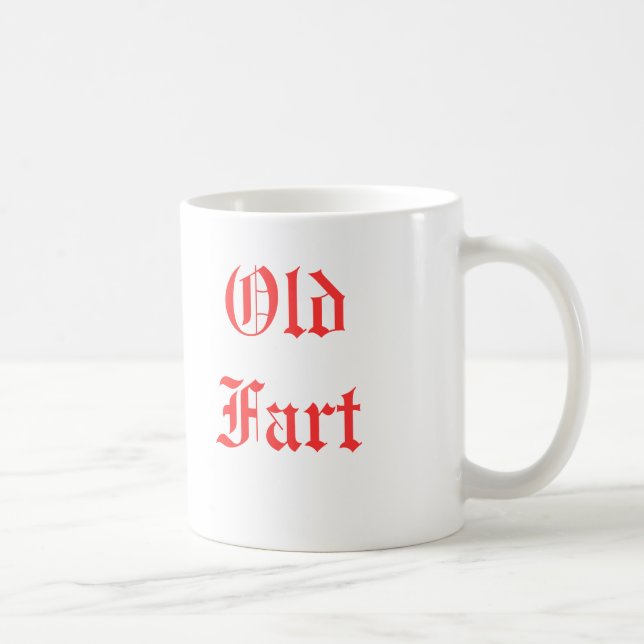 Velho Fart o vermelho da caneca (Direita)