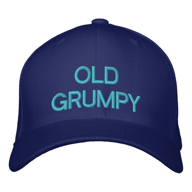 VELHO GRUMPY - Boné personalizável por eZaZaleMan (Frente)