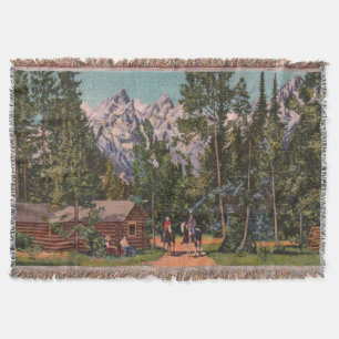 Velho Oeste Wyoming Jogando cobertor