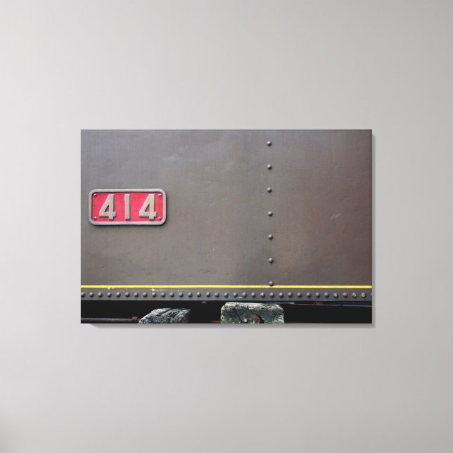 Velho trem Mastrou. Estou aqui para a Canvas de ma (Frente)