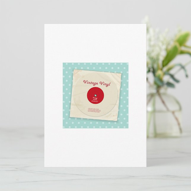 Velhos convites para registro de vinilo (Criador carregado)