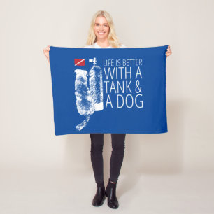 Velo A vida é melhor com um tanque e um cobertor de ca