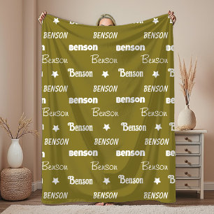 Velo Adorável cobertor de fleece verde floresta persona