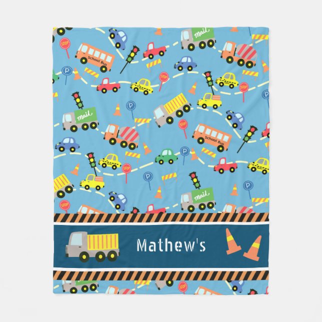 Velo Azul de transporte. Cobertor de Lã (Frente)