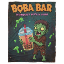 Bar de Boba – Cobertor de Fleece