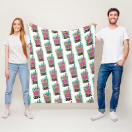 Velo Boba Blast – Beba ou Morra! Cobertor de Fleece