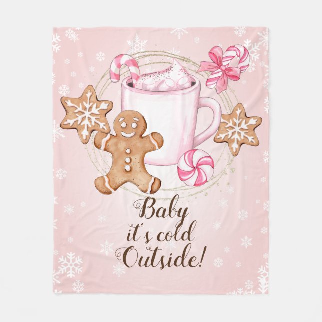 Velo Bolachas e cobertor de inverno de chocolate quente (Frente)