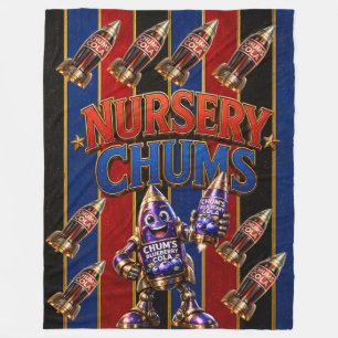 Velo Chums Nursery/ grande cobertor de berçário/chums c