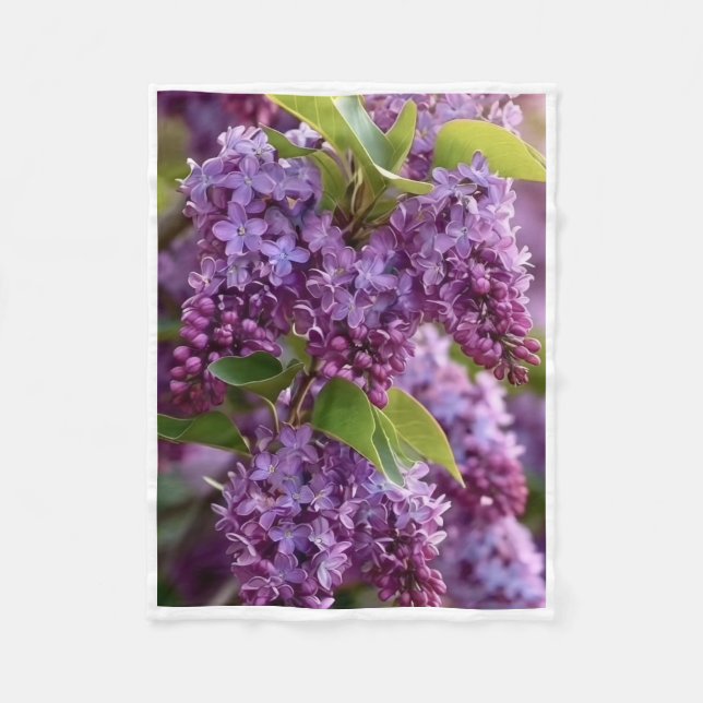 Velo Cobertor ADOM Flor de Lilás Roxo (Frente)