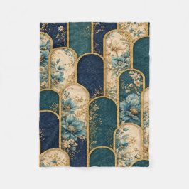 Velo Cobertor com Padrão de Arco Floral Luxuoso e Flor 
