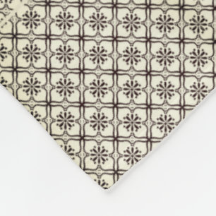 Velo Cobertor com Padrão de Azulejo Vintage