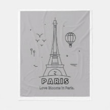 Cobertor da Torre Eiffel de Paris