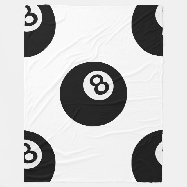 Velo cobertor de 8 bolas emoji (Frente)