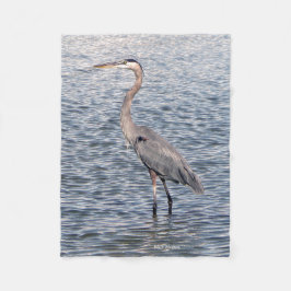 Velo cobertor de água azul Heron