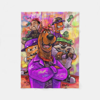 Velo Cobertor de Arte Hip Hop ao estilo Gângster do Sco
