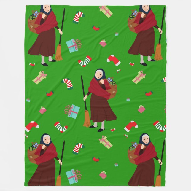 Velo cobertor de bruxas de natal Befana (Frente)