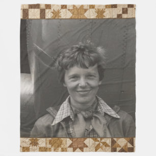 Velo Cobertor de Colcha Histórica de Amelia Earhart