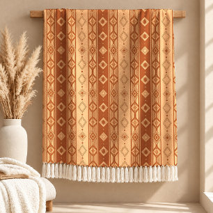 Velo Cobertor de Decoração com Herança Africana Vibrant