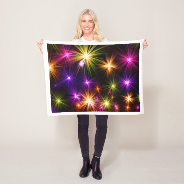 Velo Cobertor de Estrelas Coloridas e Brilhantes (In Situ)