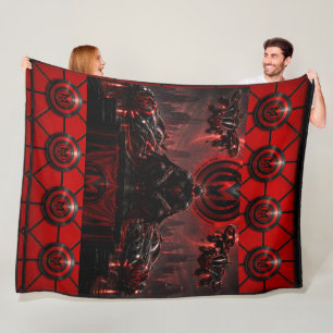 Velo cobertor de flanela crimson Moon da munkus/coberto