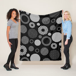 Velo Cobertor de flanela decorativo geométrico estético